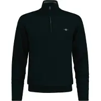 Gant for man. 87213 Green half-zip pullover (S), Casual, Wool, Long sleeve