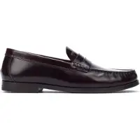 Martinelli for man. 1623-2761N Forthill Brudeos Leather Moccasins (40), Flat, 1 to 3 cm, None, Casual, Classic, Burgundy