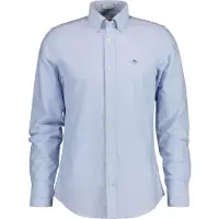 Gant for man. 3230115 Slim Fit Stretch Oxford Shirt blue (M), Casual, Cotton, Classic, Long sleeve