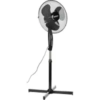 Mesko Home MS 7311, Husholdningsvifte, Hvit, Gulv, 40 cm, 90°, Knapper