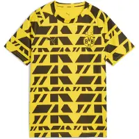 Puma Borussia Dortmund Pre-match Jersey Youth, Clothing, Faster Yellow/Black, 11-12Y