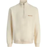 Jack & Jones Norrebro Høyhalset Genser Relaxed Fit Antikkhvit (176 /16 år)