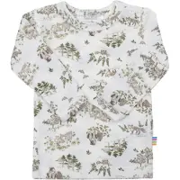 Joha Genser - Ull/Silke - Off White m. Trær - - 100 - Genser