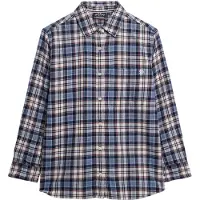 Superdry Check Flannel Boyfriend Skjorte Med Lange Ermer