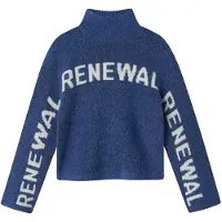 Name it Genser - Strikk - Rib - NkfNuva - Amparo Blue - - 6 år (116) - Genser