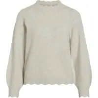 Vila Vinikolina Høy Hals Strikket Pullover