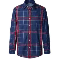 Pepe Jeans for man. PM3090835 Courtney navy shirt (M), Casual, Cotton, Long sleeve
