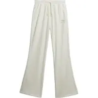 Superdry for woman. W7011274A Country Club Velour Straight beige trousers (XS), Casual, Synthetic