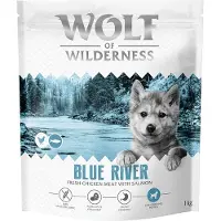 Wolf of Wilderness Junior "Blue River" laks - kornfri - 12 kg