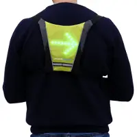 Skateflash Reflective vest, Vest, Svart, Grønn, Nylon, En Størrelse, |Sykling, Grønn