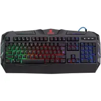 Defender Werewolf GK-120DL - Tastatur - bakgrunnsbelyst - USB - Engelsk
