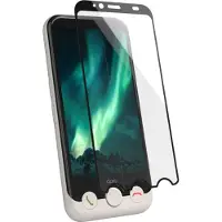 Doro - Skjermbeskyttelse for mobiltelefon - glass - rammefarge svart