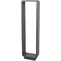 LUCANDE LED-gatelampe Ninon, 80 cm, antrasitt, metall