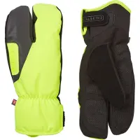 Sealskinz Barwick, 3 finger, hansker, neon gul