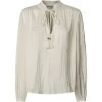 Pepe Jeans for woman. PL305010 Blouse Caeli White (L), Casual, Polyester, Long sleeve