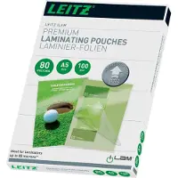 Leitz Lamineringslommer A5 UDT 80my Pakke/100
