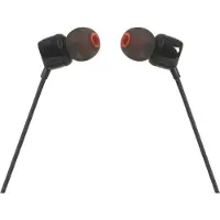 JBL Tune 110 in-ear-hodetelefoner med 3,5 mm minijack og fjernkontroll - svart