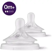 Philips AVENT Flasketuter til Baby - 2-pack - Natural Respons - - - OneSize - Flasketut