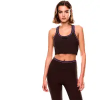EA7 for woman. 7W000576_AF15721 Top Vigor7 Lab brown (L), Sport, Multisport, Polyamide