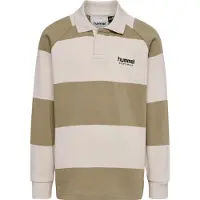 Hummel Loose Striped Langermet Poloskjorte