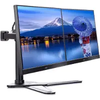 Iiyama DS1002D-B1 - stand - for 2 monitors (adjustable arm)