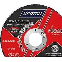 SAINT-GOBAIN Skrubskive 230X6.4X22.2 mm - Norton Vulcan A30S-Bf Inox 27