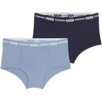 Puma Mini Short Women (2-Pack), Clothing, Dusk Blue, 3