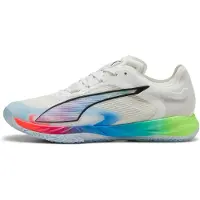 Puma Accelerate NITRO SQD 4 ENERGY Handball Shoes Unisex, Shoes, White/Black/Speed Green, 42.5