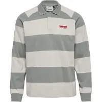 Hummel Loose Striped Langermet Poloskjorte