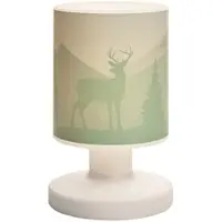 Elobra Scandi Wald LED oppladbar bordlampe, grønn, 21 cm, plast