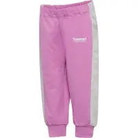 Hummel Bukser - hmlMini Loose Justerbar midje - Violet - - 4 år (104) - Bukser - bomull