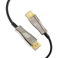 PROCABLE HDMI-20-00009, 30 m, HDMI Type A (Standard), HDMI Type A (Standard), 3D, 18 Gbit/s, Svart, Rustfritt stål