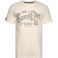 Superdry Heritage Brand Relaxed Fit Kortarmet T-skjorte