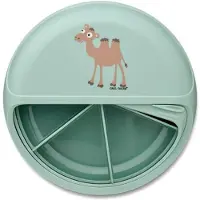 Carl Oscar Snackboks - SnackDisc - 795 ml - Grønn m. Camel - - OneSize - Matboks