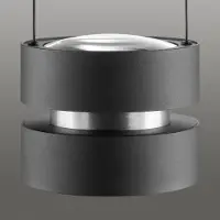 Brilliant LED-hengelampe Glow-Sphere, Ø 18 cm, svart, metall