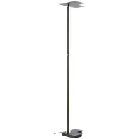 Brilliant LED-gulvlampe Mora, antrasitt, høyde 178 cm, metall