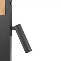 Brilliant LED-gulvlampe Streamline, høyde 145 cm, svart, leselampe