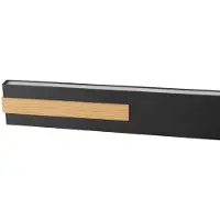 Brilliant LED-hengelampe Streamline, lengde 130 cm, svart, metall