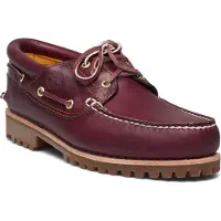 Timberland for man. TB0500096481 Nautical Authentics 3 Eye Classic Lug burgundy (41 W), Leather, Flat, Laces, Casual, Maroon