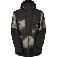 SCOTT Vertic Ripstop 3L, Skalljakke, Herre, Evening Grey Print/Black