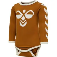 Hummel Body I/e - HmlFlipper - Oransje m. Logo - - 56 - Langermet Body