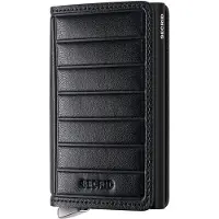 Secrid Slimwallet Emboss Lines Lommebok I Skinn