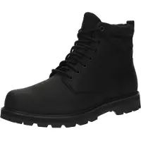 Timberland for man. TB0A69UHW021 Leather ankle boots with Britton Road Mid black (45.5), Flat, Laces, Casual, Sustainable