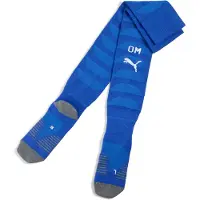 Puma Olympique de Marseille 25/26 Socks Men, Clothing, Vivid Blue/White, 39-42