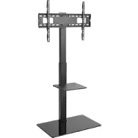 Alterzone Slim 7g stativ med glassfot for 37 - 70" TV-er, svart 40 kg Up to 600 x 400 mm