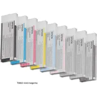 Epson T6063 - 220 ml - livlig magenta - original - blekkpatron - for Stylus Pro 4800, Pro 4880, Pro 4880 AGFA