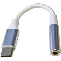 Gear Adapter Audio USB-C til 3,5 mm Stereo Hvit