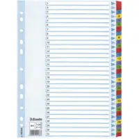 Esselte - Inndeler - 31 deler - fortrykt: 1-31 - for A4 - med fliker