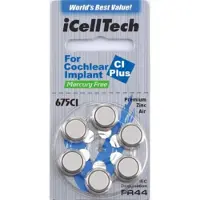 ICellTech 675CI Plus Blå 6-pakk, for cochleaimplantat