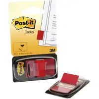 Post It Separerer Flagg 680-1 Rød Dispenser Av 50 Enheter